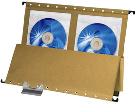 hama CD-/DVD-Hülle, für 1 CD/DVD, PP, selbstklebend