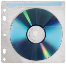 hama CD-/DVD-Hülle, für 2 CDs/DVDs, PP, transparent