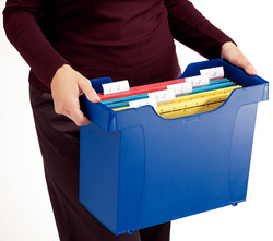 LEITZ Uni Hängeregistratur-Box Plus, blau