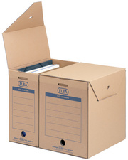 ELBA Archiv-Schachtel tric System, naturbraun, mit Greifloch