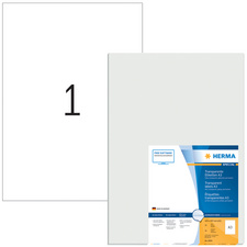 HERMA Folienetiketten, transparent, A3, 297 x 420 mm