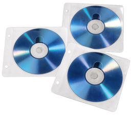 hama CD-/DVD-Leerhülle, Slim Case, transparent/weiß