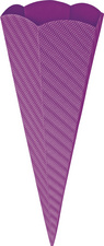 HEYDA Schultüten-Zuschnitt, 6-eckig, 69 cm, Regenbogen