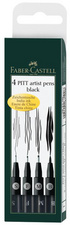FABER-CASTELL Tuschestift PITT artist pen, rötel, 4er Etui