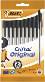 BIC Kugelschreiber Cristal Original, sortiert, 10er Beutel