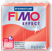 FIMO EFFECT Modelliermasse, ofenhärtend, transparent, 57 g