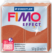FIMO EFFECT Modelliermasse, ofenhärtend, metallic-rubinrot