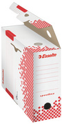 Esselte Archiv-Schachtel SPEEDBOX, DIN A4, weiß/rot,(B)80 mm