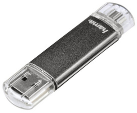 hama USB 2.0 OTG Speicherstick FlashPen Laeta Twin, 8 GB