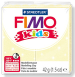 FIMO kids Modelliermasse, ofenhärtend, pearl-hellgelb, 42 g