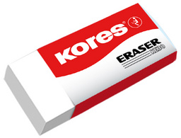 Kores Kunststoff-Radierer KE20, (B)60 x (T)21 x (H)10 mm