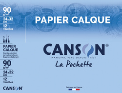 CANSON Transparentpapier, 240 x 320 mm, 70 g/qm