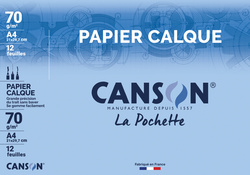 CANSON Transparentpapier, 240 x 320 mm, 70 g/qm