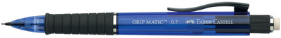 FABER-CASTELL Druckbleistift GRIP-MATIC, blau