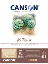 CANSON Zeichenpapier Mi-Teintes, im Block, 240 x 320 mm