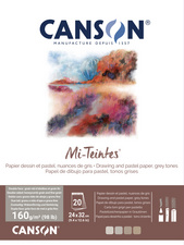 CANSON Zeichenpapier Mi-Teintes, im Block, 240 x 320 mm