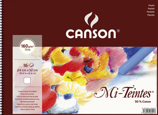 CANSON Zeichenpapier Mi-Teintes, im Album, 320 x 410 mm