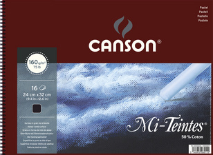 CANSON Zeichenpapier Mi-Teintes, im Album, 320 x 410 mm