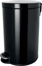 helit Tret-Abfalleimer the silent, 20 Liter, schwarz