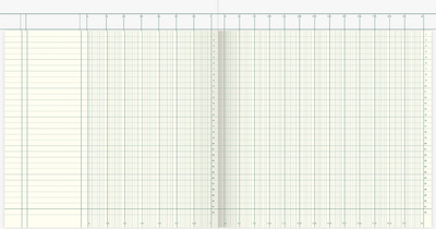 KÖNIG & EBHARDT Spaltenbuch DIN A4, 20 Spalten, 40 Blatt