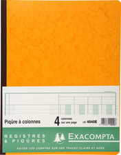 EXACOMPTA Spaltenbuch, 18 Spalten auf 2 Seiten, 33 Zeilen