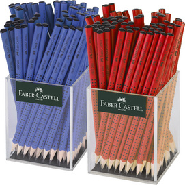 FABER-CASTELL Bleistift GRIP 2001 rot/blau, im Köcher