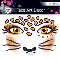 HERMA Face Art Sticker Gesichter Pink Cat