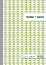 EXACOMPTA Formularbuch 4 Spalten, 297 x 210 mm