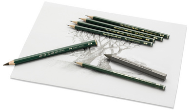 FABER-CASTELL Bleistift CASTELL 9000, 12er Art Set