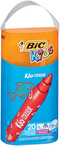 BIC KIDS Fasermaler Kid Couleur medium, 20er Box