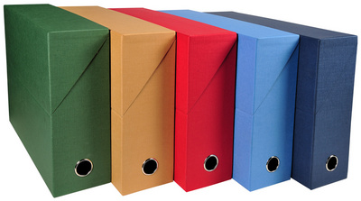 EXACOMPTA Archivbox, DIN A4, Karton, 90 mm, grün