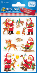 AVERY Zweckform ZDesign Weihnachts-Sticker Weihnachtsmann
