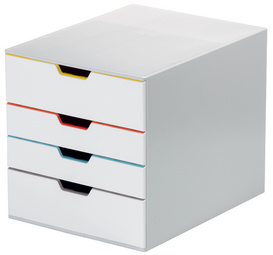 DURABLE Schubladenbox VARICOLOR 4 SAFE, mit 4 Schubladen