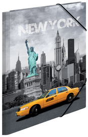 HERMA Eckspannermappe Trendmetropolen - New York, PP, A3