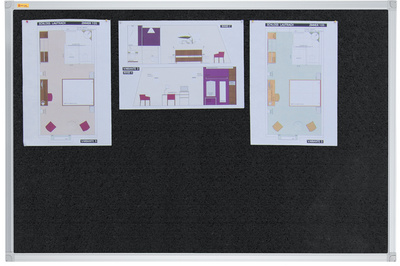 FRANKEN Textiltafel X-tra!Line, 900 x 600 mm, grün