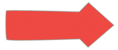 FRANKEN Magnetsymbol Pfeil, 10 x 20 mm, rot