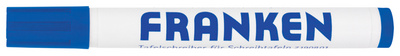 FRANKEN Whiteboard-Marker, Strichstärke: 2-6 mm, blau