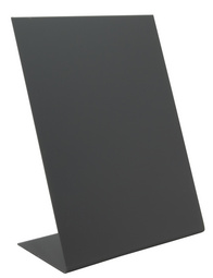 Securit Tischaufsteller L-SHAPE, DIN A8, schwarz