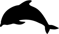 Securit Kreidetafel SILHOUETTE Delfin