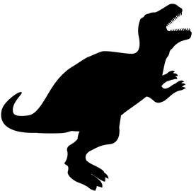 Securit Kreidetafel SILHOUETTE Dino