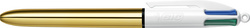 BIC Druckkugelschreiber 4Colours Shine, Strichstärke: 0,32mm