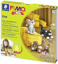 FIMO kids Modellier-Set Form & Play Cat, Level 2
