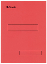 Esselte Aktenmappe mit 2 Einschlagklappen, Farbe: rot