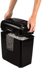 Fellowes Aktenvernichter Powershred 8Cd, schwarz, Partikel