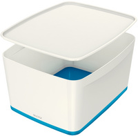 LEITZ Aufbewahrungsbox My Box, 18 Liter, weiß/gelb
