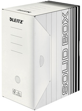 LEITZ Archiv-Schachtel Solid, weiß/hellblau, (B)80 mm