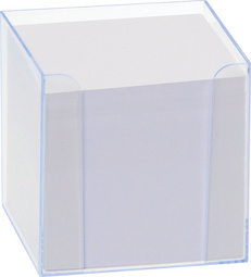 folia Zettelbox Luxbox mit Leuchtkanten, orange, bestückt