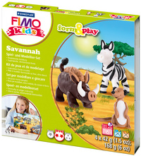 FIMO kids Modellier-Set Form & Play Savannah, Level 3