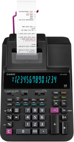 CASIO Druckender Tischrechner Modell DR-320RE-E, schwarz