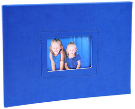 EXACOMPTA Fotoalbum Softissimo, 285 x 220 mm, blau